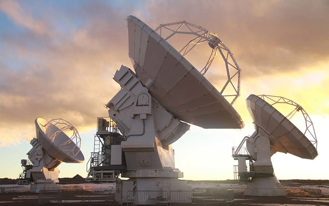 Sunset on ALMA